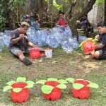 Dari Sampah Jadi Berkah, Inovasi Babinsa Jatiraden Sulap Lahan Kotor Jadi Taman Indah