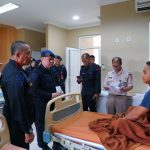 Dankorbrimob Jenguk Anggota dan Keluarga di RS Brimob