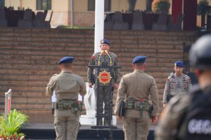 Wadankorbrimob Pimpin Pelatihan Pra Ops Amole II