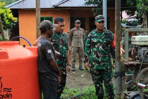 Tim Wasev TMMD ke-126 Tinjau Langsung Progres Pembangunan di Oba Selatan