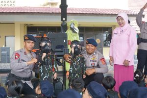 Edukasi Profesi Brimob Sejak Dini, TK Kemala Bhayangkari 04 dan 05 Kunjungi Mako Satbrimob Polda Sumsel