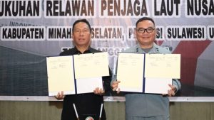 Bakamla RI Kukuhkan Relawan Penjaga Laut (Rapala) dan Perkuat Sinergi dengan Pemkab Minahasa Selatan