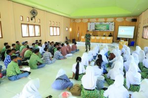 Satgas TMMD Tidore Beri Penyuluhan Bahaya Narkoba