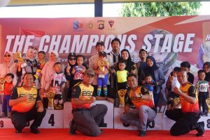 Dansat Brimob Sumsel Buka Balance Bike Competition 2025