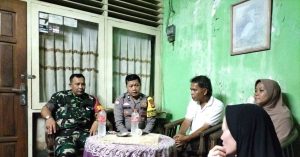 Aktifkan Pos Ronda, Babinsa Grogol Utara Sambangi Warga Binaan