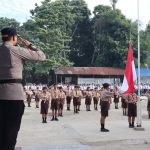 Polres Toba Laksanakan Program Police Go To School, Edukasi Pelajar soal Kedisiplinan dan Etika Berlalu Lintas