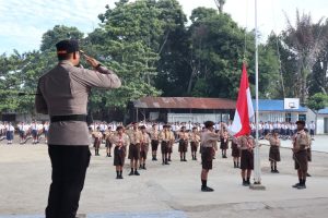 Polres Toba Laksanakan Program Police Go To School, Edukasi Pelajar soal Kedisiplinan dan Etika Berlalu Lintas