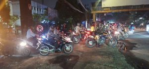 Koramil 01/Kranji Bersama Tiga Pilar dan Komduk Gelar Patroli Malam Perkuat Keamanan Wilayah