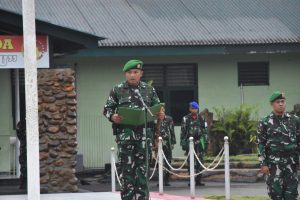 Dandim 1710/Mimika Pimpin Upacara Hari Sumpah Pemuda ke-97, Teguhkan Semangat Nasionalisme