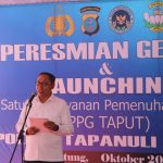 Bupati Taput Dampingi Wakapoldasu Resmikan Satuan Pelayanan Pemenuhan Gizi Polres
