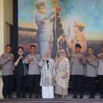 Dansat Brimob Polda Sumsel Ikuti MoU Program “Brimob Ber-Haji” Bersama BSI
