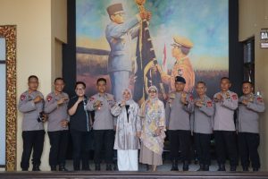 Dansat Brimob Polda Sumsel Ikuti MoU Program “Brimob Ber-Haji” Bersama BSI