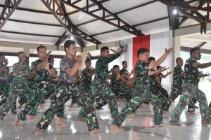 Latih Ketangkasan Prajurit, Kodim 1710/Mimika Gelar Latihan Pencak Silat Militer