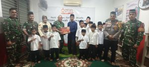 Kodim 0501/Jakarta Pusat Gelar Aksi Peduli, Santuni Anak Yatim Piatu