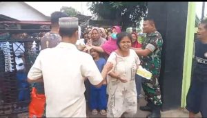 Koramil 03/Teluk Pucung Tebar Kepedulian, Gelar Program Jumat Berkah di Bekasi Utara