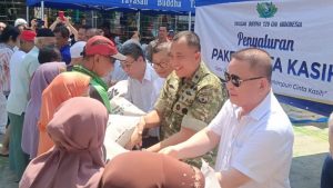 TNI Bersama Tzu Chi Gelar Bakti Sosial, Rayakan HUT ke-27 Korem 052/Wkr dengan Kepedulian