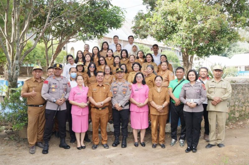 Kapolres Toba Berikan Pesan Moril dan Ajak Siswa Pentingnya Tertib Berlalulintas