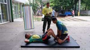 Uji Kesiapan Fisik Prajurit Kodim 0507/Bekasi Laksanakan Samapta Periodik