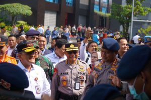 Dansat Brimob Polda Sumsel Ikuti Apel Siaga Bencana Hidrometeorologi