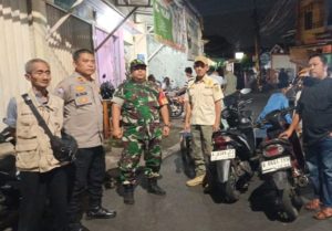 Kodim 0505/JT Gelar Patroli Siskamling Bersama Komduk, Ciptakan Wilayah Aman di Kramatjati