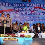 Kapolri Pimpin Apel Ojol Kamtibmas di Jawa Barat: Sinergi Pengemudi Online dan Polisi Jaga Kondusifitas