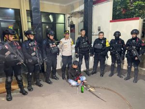 Patroli Brimob Polda Metro Jaya Gagalkan Tawuran, Tegakkan Jakarta Aman dan Kondusif