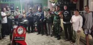 Kodim 0505/JT dan Komduk Bersinergi Gelar Patroli Siskamling di Pasar Rebo