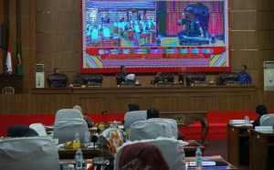 Bupati Musi Rawas Turut Hadir Dalam Rangka Penyampaian Dan Penjelasan Terhadap 5 Raperda