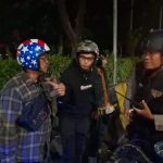 Patroli Dini Hari Brimob Yon C Pelopor Amankan 6 Remaja Bersenjata di Ciputat Timur