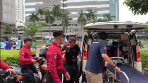 Personel Ditpamobvit Selamatkan Nyawa Warga di CFD Sudirman