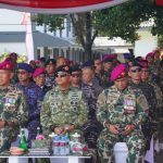 Simbol Kuatnya Sinergisitas, PATI Anjak Utama Korbrimob Polri Hadiri Upacara Peringatan HUT Ke-80 Korps Marinir TNI-AL
