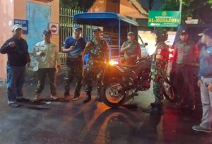 Kodim 0505/JT Gelar Patroli/Siskamling Bersama Komduk di Duren Sawit