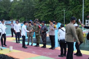 Danrem 052/Wkr Pimpin Pam VVIP Kunjungan Kerja Wapres RI di Pulau Pramuka