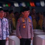 Dampingi Kapolri, Dankorbrimob Hadir Pada Puncak Perayaan Milad Muhammadiyah Ke-113 di UM Bandung