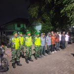 Koramil Teluk Pucung Patroli Tiga Pilar Bersama Komduk Perkuat Keamanan Malam dan Antisipasi Kamtibmas