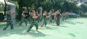Latih Prajurit Tangguh, Kodim 0509 Bekasi Gelar Pencak Silat Militer di Makodim