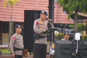 Dansat Brimob Polda Sumsel Tekankan Pentingnya Komunikasi yang Baik dalam Peningkatan Kemampuan Personel