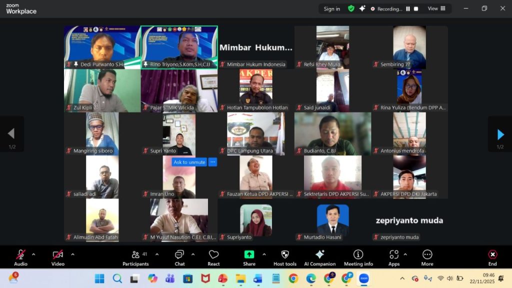 Diklat Jurnalistik Hukum & Pemberian Gelar C.ILJ Resmi Dimulai