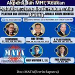 Mimbar Hukum Indonesia Adakan Pelatihan Diklat Jurnalistik Hukum Untuk Meningkatkan Pengetahuan Hukum Jurnalis
