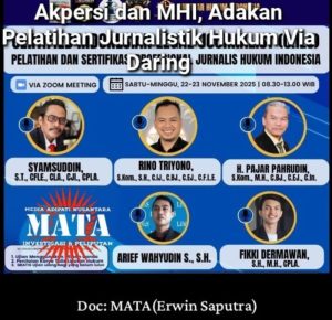 Mimbar Hukum Indonesia Adakan Pelatihan Diklat Jurnalistik Hukum Untuk Meningkatkan Pengetahuan Hukum Jurnalis