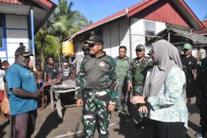 Dandim 1710/Mimika Tinjau Kondisi Wilayah dan Gelar Komsos di Kampung Kekwa