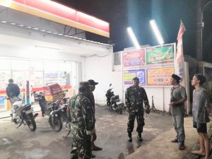 Patroli Gabungan Koramil, Polsek, dan Kecamatan Kedungwaringin Perketat Keamanan Wilayah