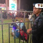 Personel Yon D Pelopor Satbrimob Polda Sumsel BKO Polres PALI Amankan Closing Ceremony Festival Candi Bumi Ayu 2025