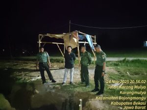 Tak Kenal Lelah, Dandim 0509/Kabupaten Bekasi Kunjungi Tiga Titik Lokasi Koperasi Desa Merah Putih