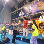 Wadansat Brimob Polda Sumsel Hadiri Penutupan Sriwijaya International Taekwondo Championship 2025, GOR Ranau Jakabaring