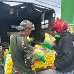 Dukung Program Gerakan Pangan Murah, Kodim 1710/Mimika Jual Beras SPHP di Timika