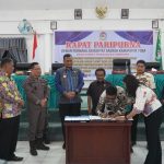 Pemkab dan DPRD Toba Tandatangani Nota Kesepakatan Ranperda APBD menjadi Perda APBD 2026