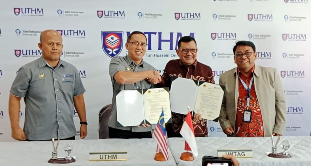Untag Surabaya UTHM Malaysia Sepakat Perkuat Riset, Pertukaran Akademik, dan Publikasi Internasional