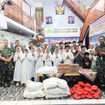 Kodim 0501/Jakarta Pusat Tetap Melaksanakan Kegiatan Cinta Anak Yatim Piatu