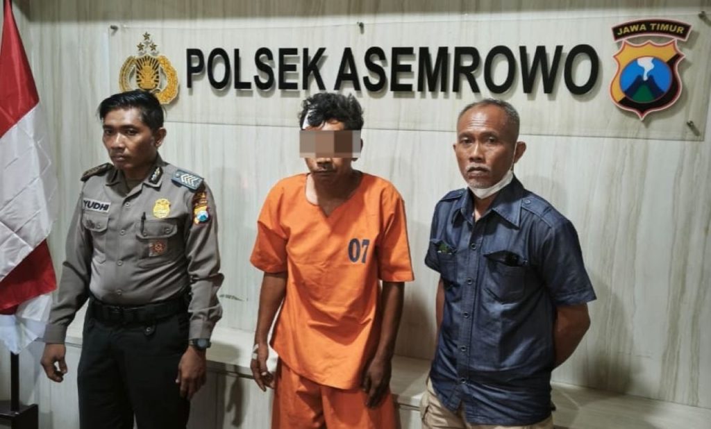 Residivis Surabaya Ditangkap Usai Curi Kompor Gas di Asemrowo, Sempat Dikejar Warga
